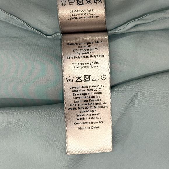 Zadig & Voltaire Size XS Ralia Satin Midi Dress Blue Elegant Special Occasion - Picture 10 of 11